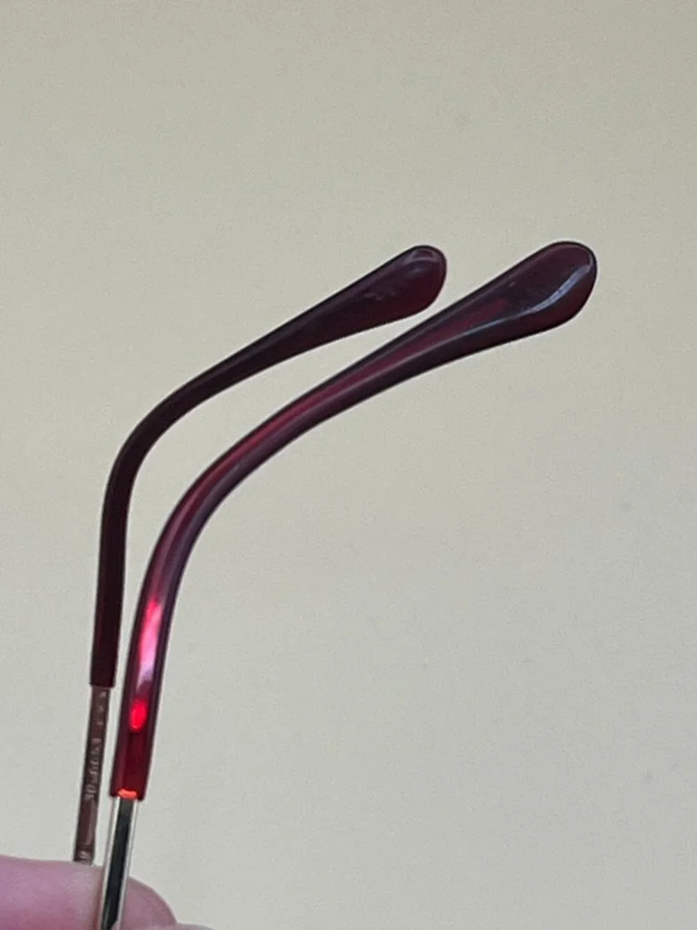 YVES SAINT LAURENT Vintage Titanium Eyeglass Frames 30-6653 53-16-130 Japan